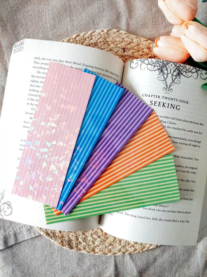 Holographic Pattern Bookmarks